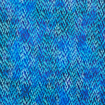 Impressions - Raindrops Blue Yardage