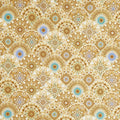 Jaikumari - Medallions Gold Metallic Yardage Primary Image