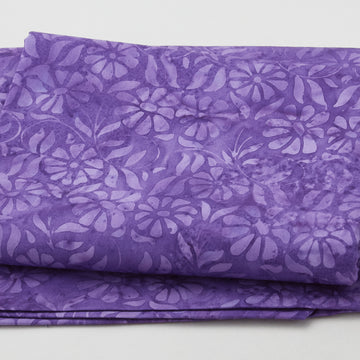 Wildflower Batiks - Daisy Tile-Purple 2 Yard Cut Primary Image
