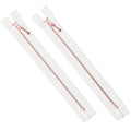 White 8" Zipper Pack - Rose Gold 2 Zipper Pack Primary Image