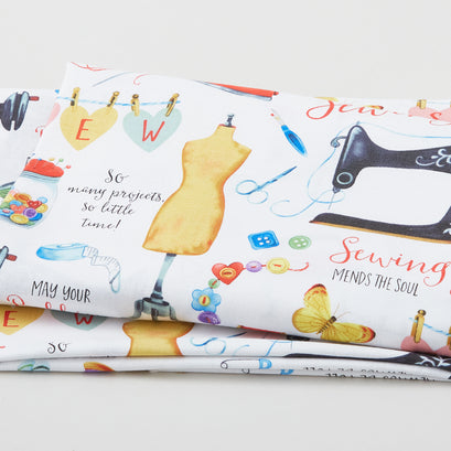 Just Sew Happy - Large Sewing Accessories Multi 2 Yard Cut