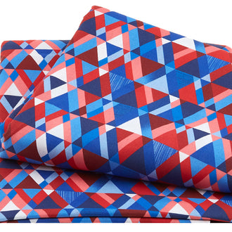 Modern Pyramid - Pyramids Patriotic 108" Wide 3 Yard Cut