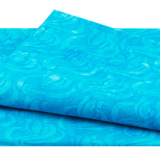 Floralicious Batiks - Wavy Swirl Tulip Medium Pool 2 Yard Cut
