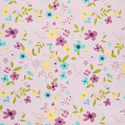Hello Spring - Floral Main Lilac Yardage