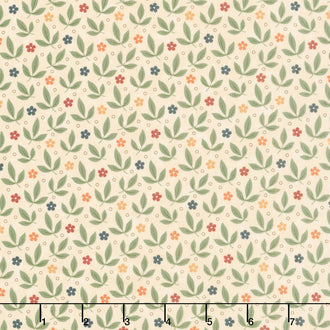 Fluttering Leaves - Leaves & Flowers Beechwood Yardage