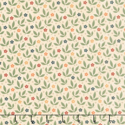 Fluttering Leaves - Leaves & Flowers Beechwood Yardage