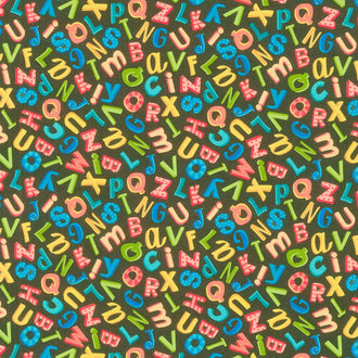 Alphabits - Alphabit Soup Chocolate Yardage