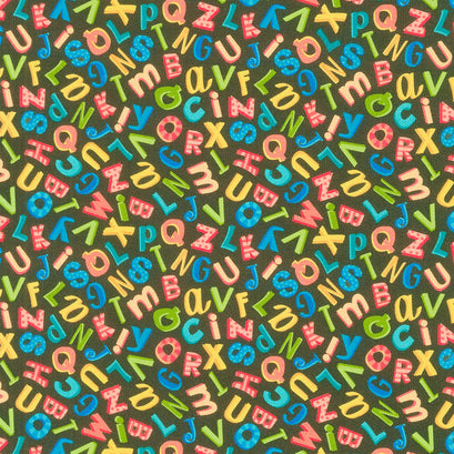 Alphabits - Alphabit Soup Chocolate Yardage