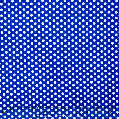 Happy Dots - Kiss Dot Cobalt Yardage