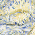 Aurelia - Chrysanthemums Periwinkle Yardage Alternative View #1