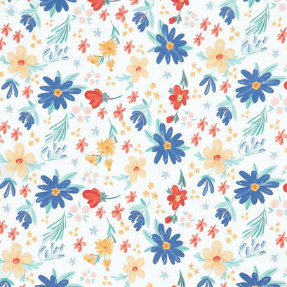 Farmhouse Summer - Main Off White Yardage
