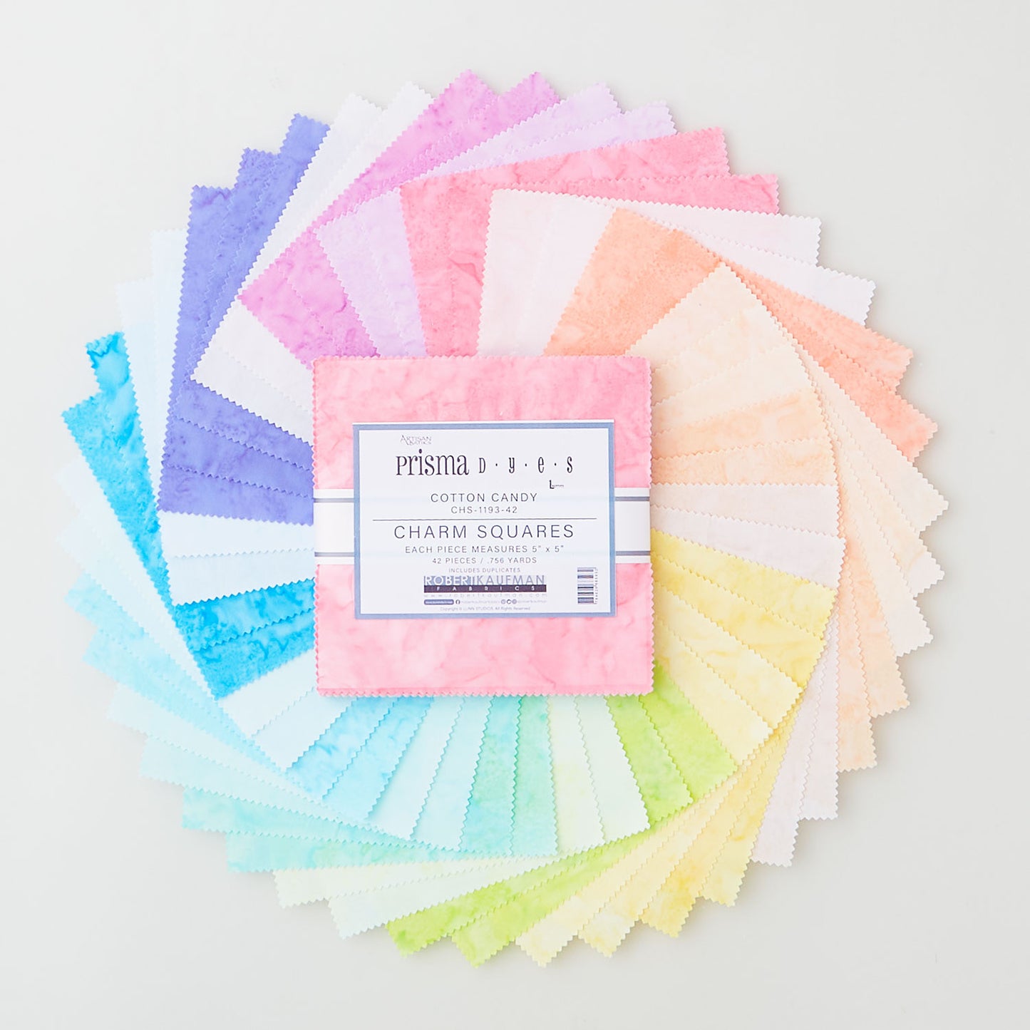 Artisan Batik Solids - Prisma Dyes - Cotton CandyCharm Pack Primary Image