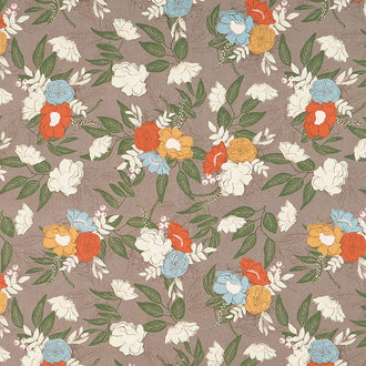 Slow Stroll - Gratitude Bouquet Walnut Yardage