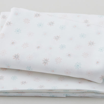 Blissful - Floral Foulard White 3 Yard Cut