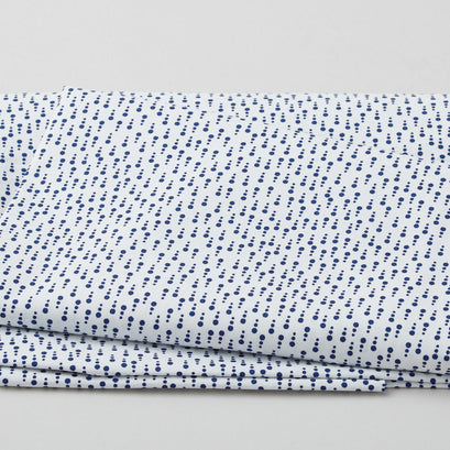 Anthem - Line Dots White/Blue 2 Yard Cut