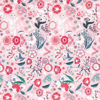 Wintertale - Festive Bouquet Yardage
