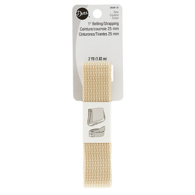 1" Polypro Purse Strapping - Natural Primary Image