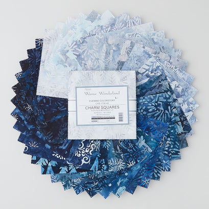 Artisan Batiks - Winter Wonderland Evening Colorstory Charm Pack