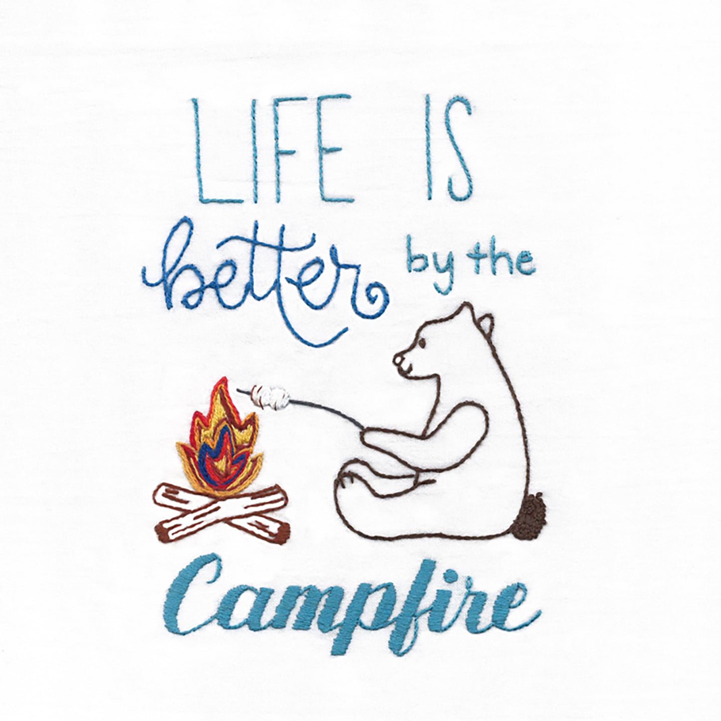 Stitcher's Revolution Camping Adventures Iron-On Embroidery Pattern Alternative View #2