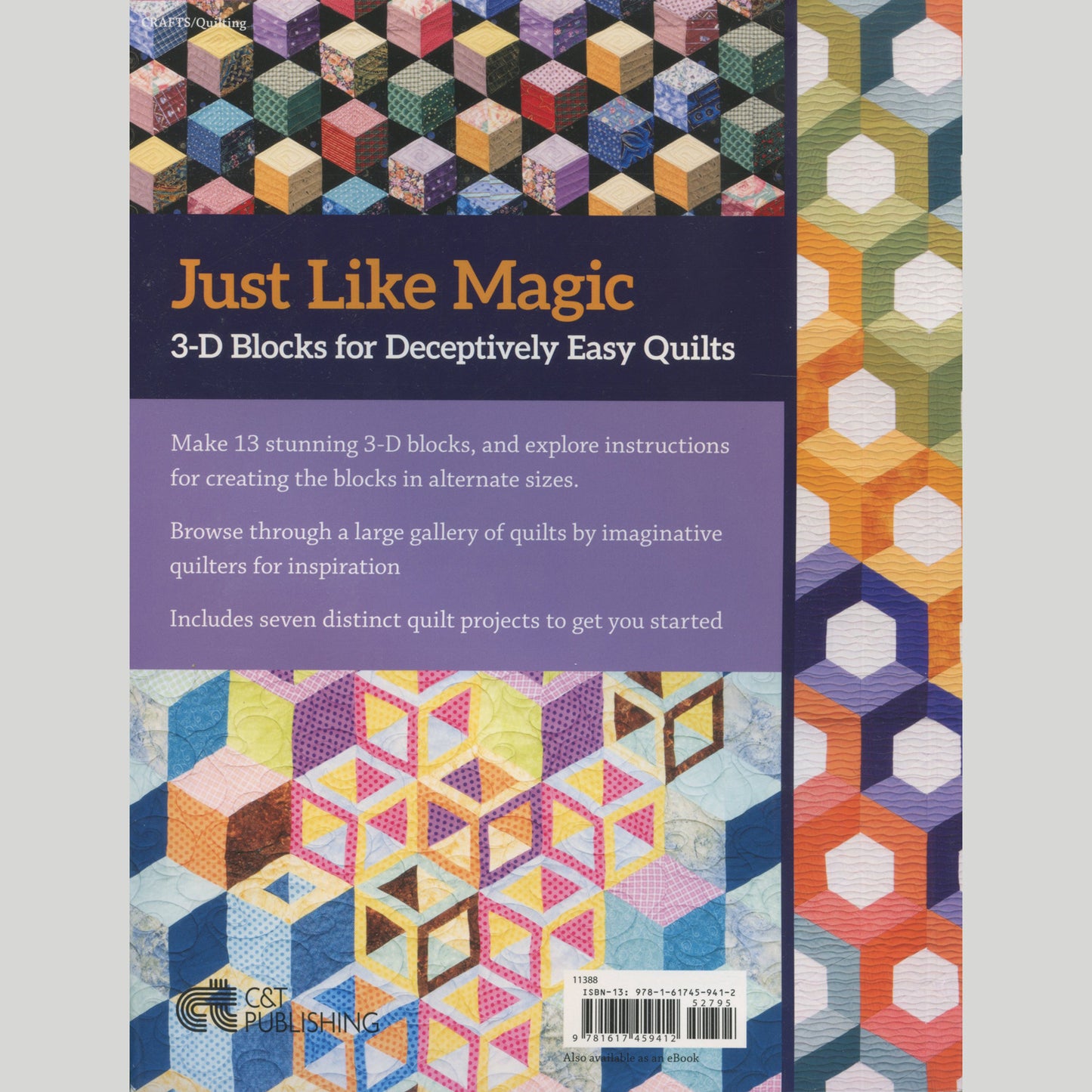 3-D Magic! Simple Blocks, Striking Quilts Book Alternative View #1
