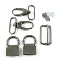 The Double Flip Shoulder Bag Hardware Kit - Gunmetal Primary Image