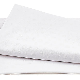 Quilter's Flour IV - Double Vine White on White 2 Yard Cut