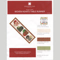 Missouri Star Holiday Charms Woven Hearts Table Runner Kit Alternative View #2