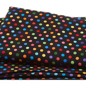 Color Play Small Multi Dots Black 2 yard cut