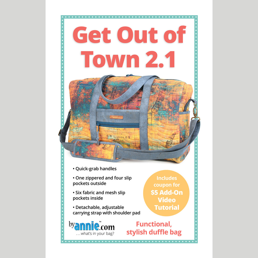 Get Out of Town 2.1 Duffle Bag Pattern Primary Image
