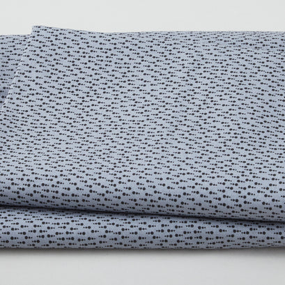 Raindrops - Dots in Rows Gray 3 Yard Cut
