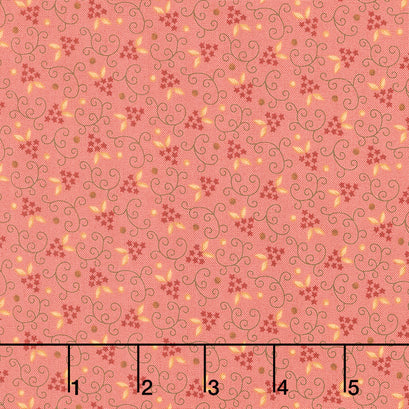 Scraps of Kindness - Starry Vines Pink Yardage