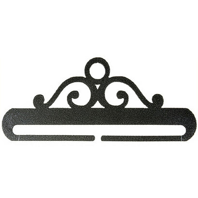Stoney French Curl Split Bottom Quilt Hanger - 8" Charcoal