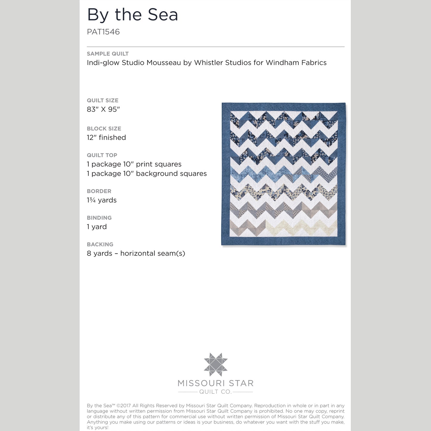 Digital Download - By the Sea Quilt Pattern by Missouri Star Alternative View #1