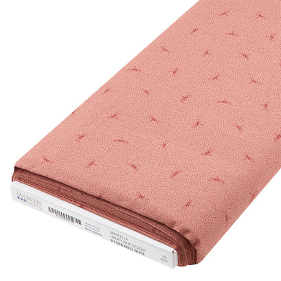Marcella - Dragonfly Medium Rose 15 Yard Bolt