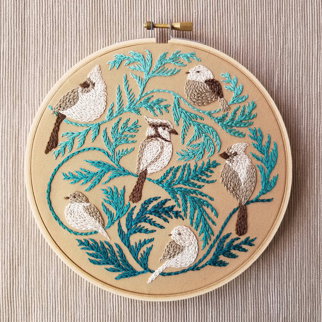 Winter Birds Embroidery Kit Primary Image