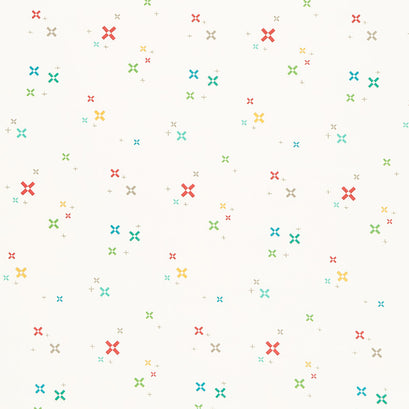 Gingham Cottage - Plus Cream Yardage