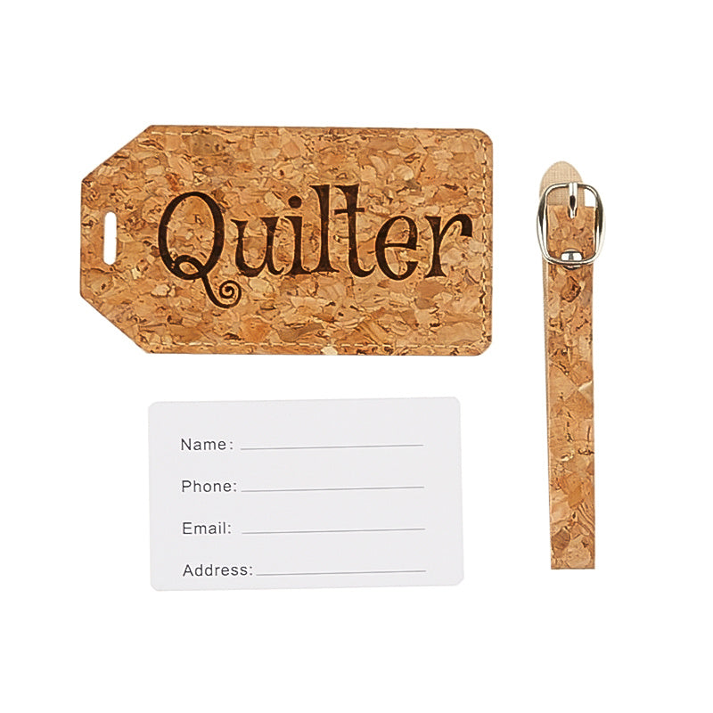 Quilter Cork Luggage Tag Alternative View #1