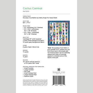 Digital Download - Cactus Carnival Quilt Pattern by Missouri Star Alternative View #1
