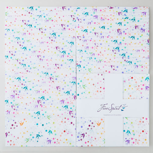 Tula Pink's True Colors - Fairy Dust White 10" Squares Primary Image