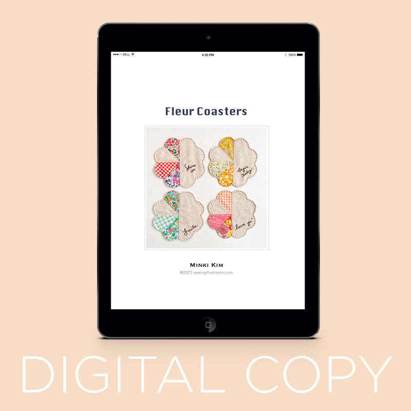 Digital Download - Fleur Coasters Pattern Primary Image