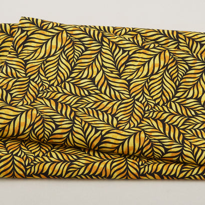 Mellow Yellow - Fern Black 2 Yard Cut