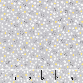 Sweet Dreams - Stars Gray Yardage