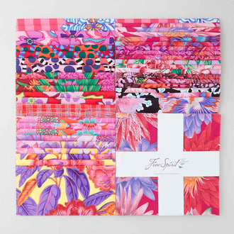 Kaffe Fassett Collective - August 2023 Hot Colorway 10" Squares
