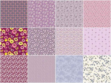 Handpicked Produce - Fanciful Florals Purple Pizazz 5" Stackers 24 pcs. Alternative View #2