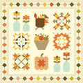 Adel in Autumn Fall Gatherings Sampler Quilt Kit Primary Image