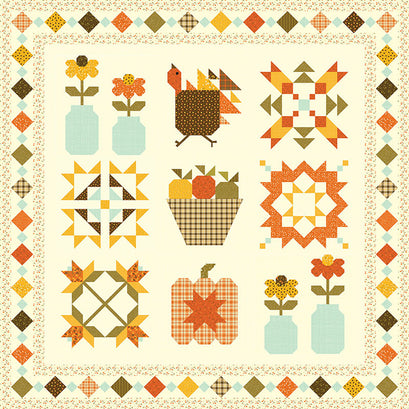 Adel in Autumn Fall Gatherings Sampler Quilt Kit