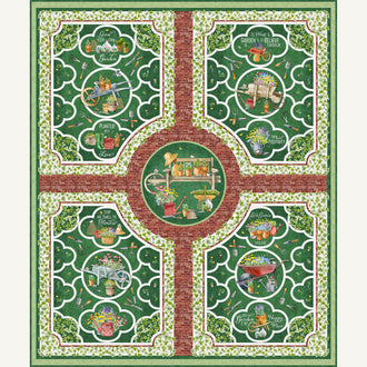 Plant with Love - Gardening Green Multi Panel