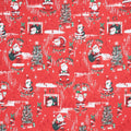 Twas - Santa Main Red Yardage Primary Image