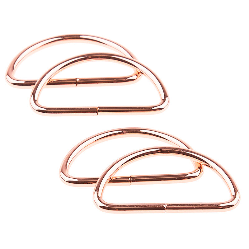 Sallie Tomato 1-1/2" D-Rings - Set of Four Rose Gold Primary Image