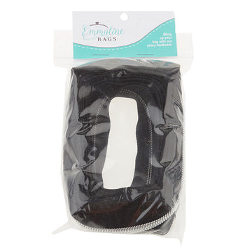 Emmaline #5 Zippers-by-the-Yard - Black with Silver Alternative View #1